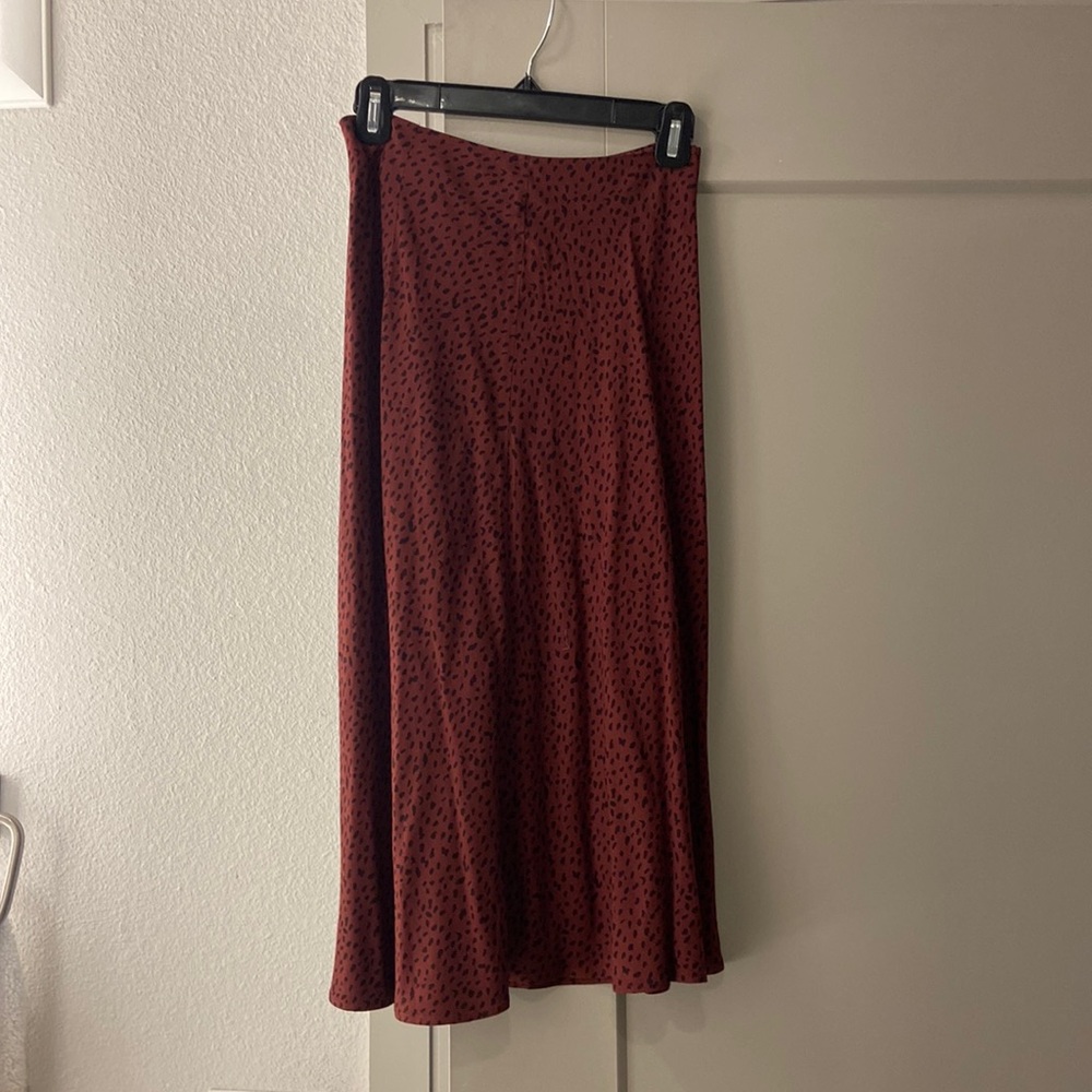 Rails midi skirt